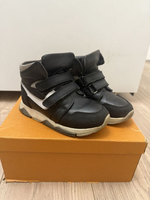 Обувь детская кожа натуральный мех