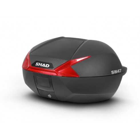 Мото куфари SHAD SH47 White/RED