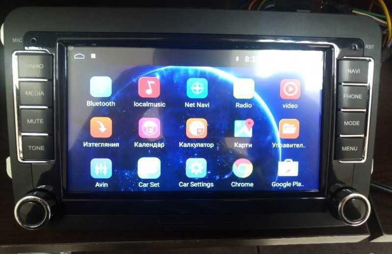 GPS Android мултимедия за VW, 7" с гаранция и визможност за монтаж