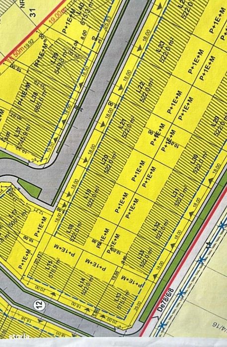 AV624 Parcele de teren in Calea Urseni(Giroc), 534mp, 38.500euro