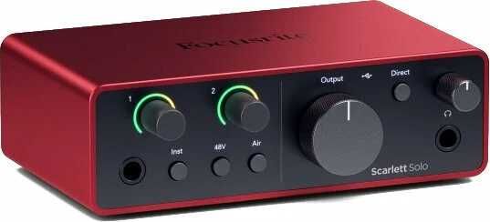 Focusrite Scarlett Solo 4th Gen Interfață audio USB