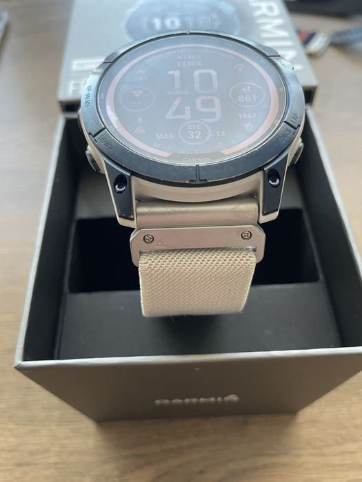 Garmin Fenix 7X  Sapphire  Mineral Blue Titanium Edition