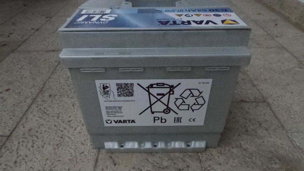 baterie auto Varta Dynamic Sli C30 54AH  12V noua