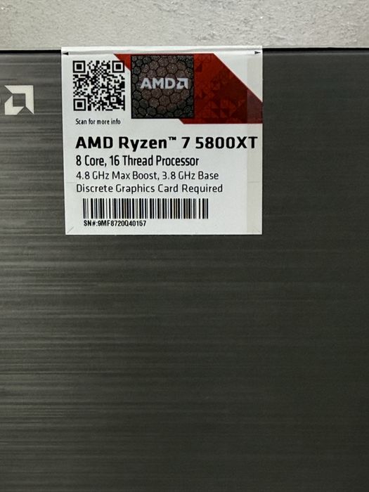 Amd Ryzen 7 5800 XT sigilat !