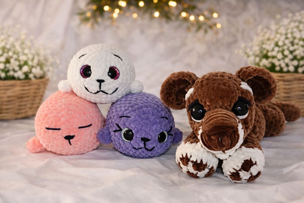 Ръчно изработени плюшени играчки