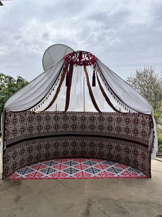 Арка 6 стойка+полуюрта 40000 газон тегін