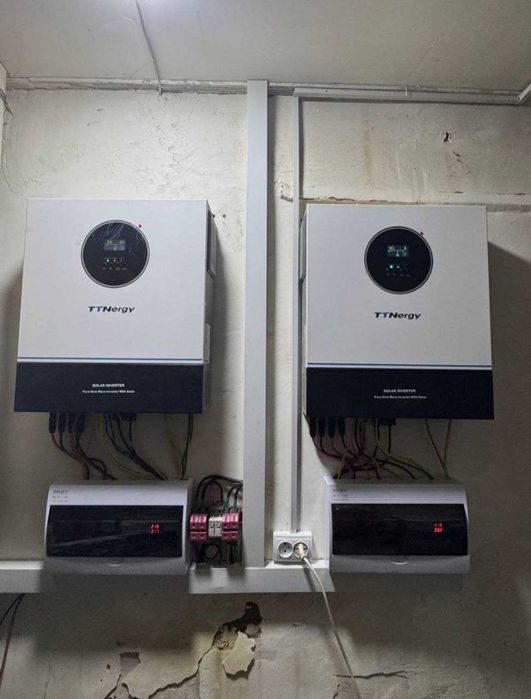 Ustanofka | Podklyuch | Quyosh panellari | Установкa | Подключ