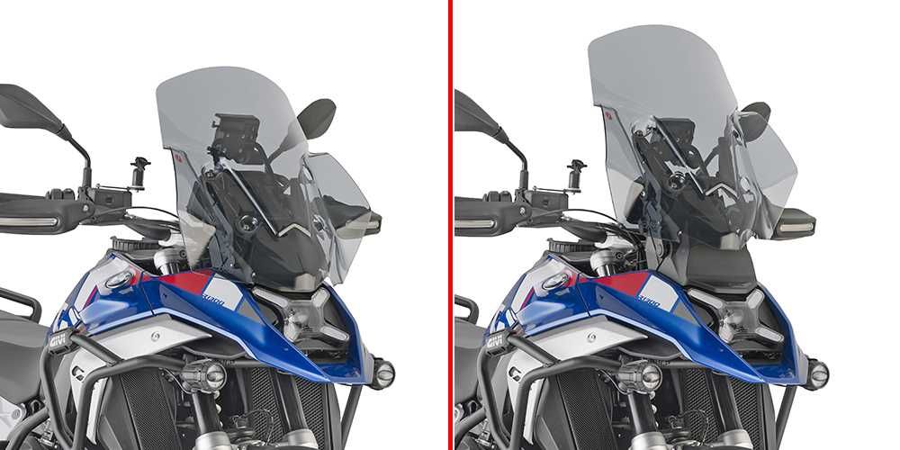 Parbriz touring Givi D5144S pentru BMW R 1300 GS / GSA - ca nou, montat 2 săptămâni