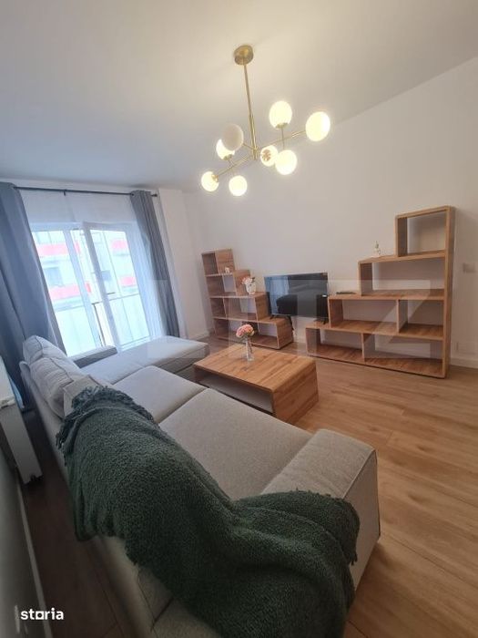 Apartament decomandat, mobilat si utilat, parcare, zona Terra