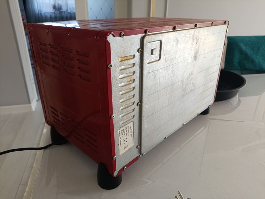 Настольная электропечь Asel красный