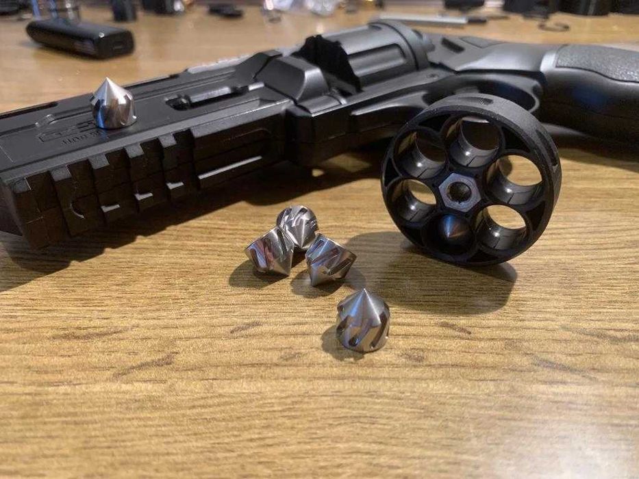 Pistol Cu Aer Comprimat CAUCIUC!! (20 JOULI) Co2 Airsoft Arma Gaz