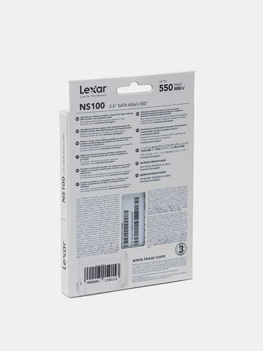 Твердотельные накопители SSD SATA Lexar NS100 256 ГБ