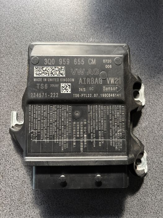 Modul calculator airbag Skoda Volkswagen Seat Audi