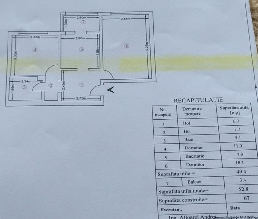 Proprietar - Vand Apartament 2 Camere - Zona Cartier