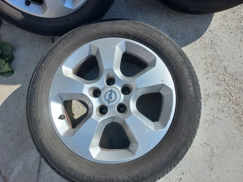OCAZIE JANTE ALIAJ ORIGINALE OPEL 16" + anvelope vară  205/55 R16