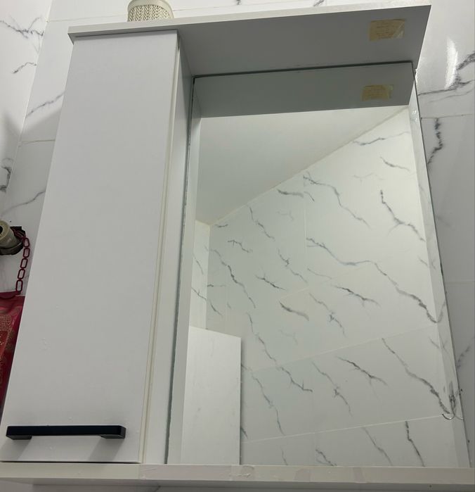 Зеркало + шкаф в ванну