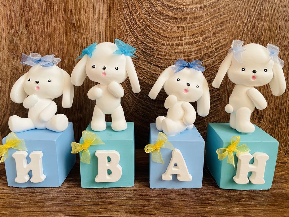 Кубчета с име подгодящи за подарък за погача оли рожден ден