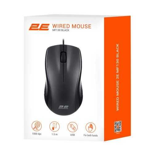 Мышь 2Е MF130 USB Black
