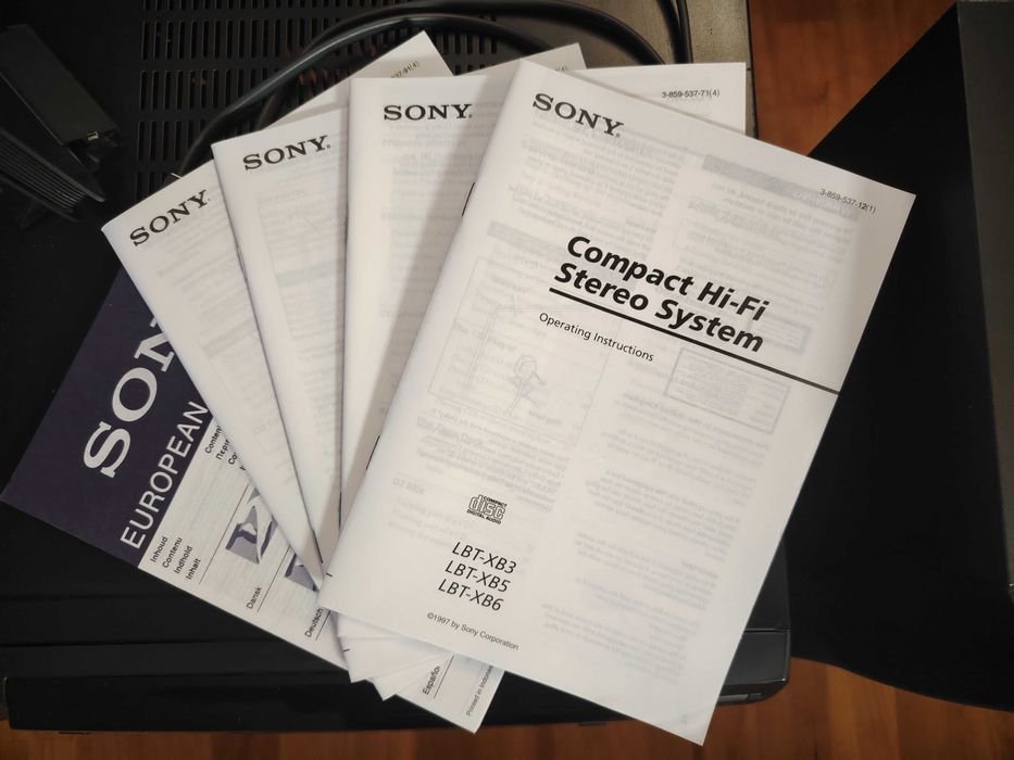 Музикална стерео система Sony HCD - XB5