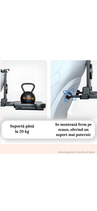 Masa auto laptop, reglabila, NOUA