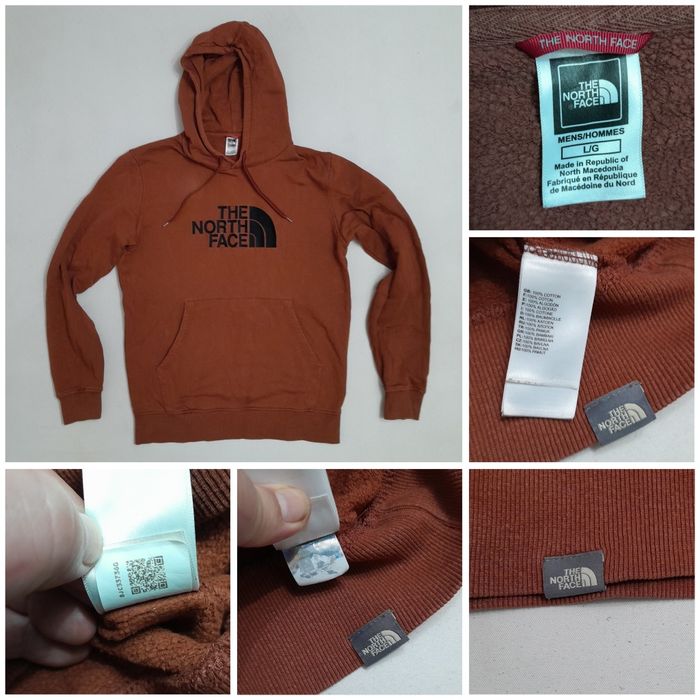 Hanorac The North Face Drew Peak 100% bumbac cu gluga, mărimea L (men)