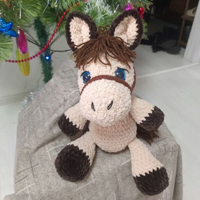 Плюшевая лошадка(ручная работа)