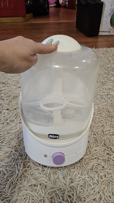 Sterilizator electric chicco cu abur pt biberoane,tetine,suzete etc