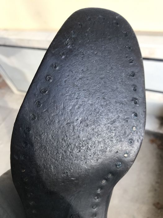 Хромовые сапоги 43 размер б/у