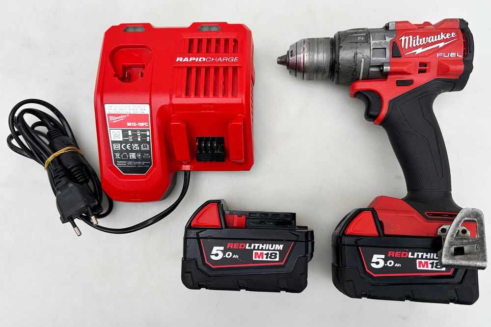 Milwaukee M18 FDD3 - Безчетков винтоверт 2x18V 5.0Ah 2024г. 158Nm