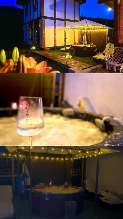 Jacuzzi și spa la cabana