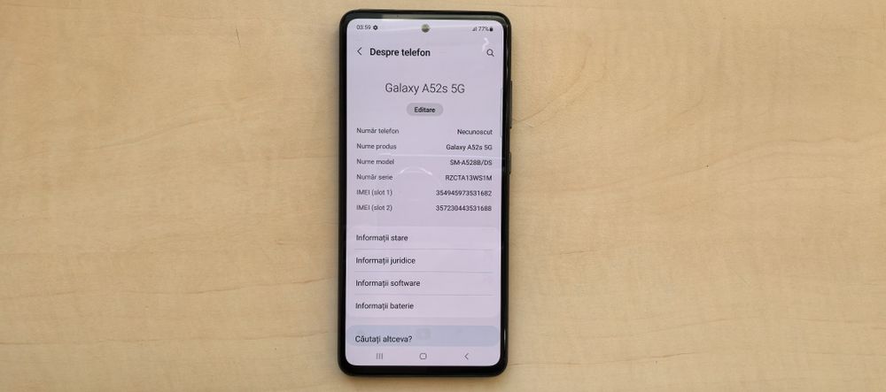 Samsung Galaxy A52s_128GB_6GB Ram_Dual SIM_120Hz Display