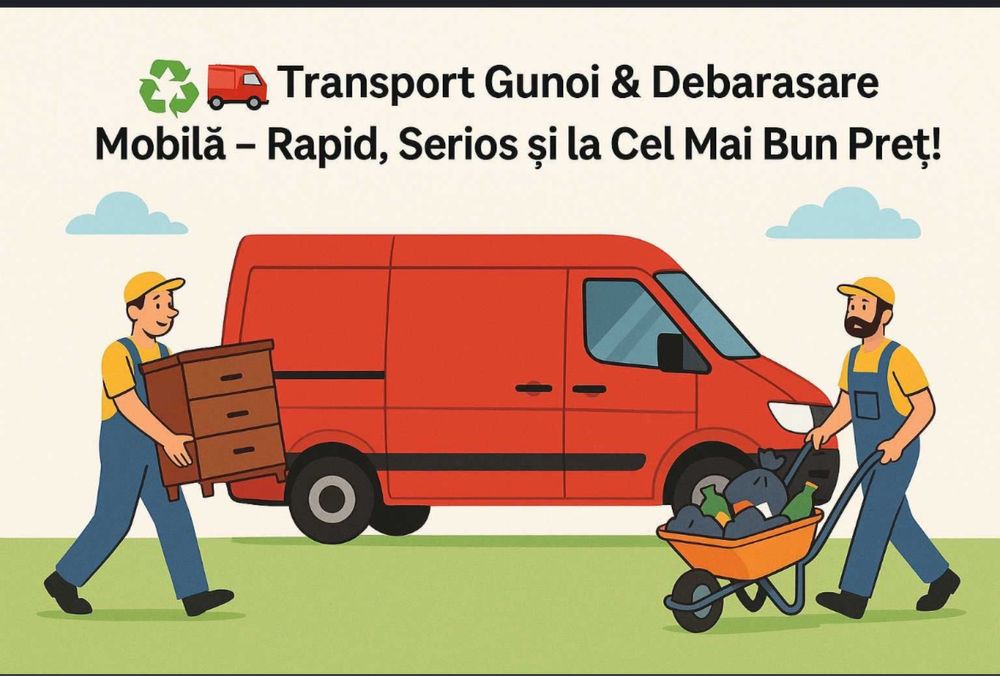 Debarasari /prog 24/7 non-stop evacuare moloz mobilă