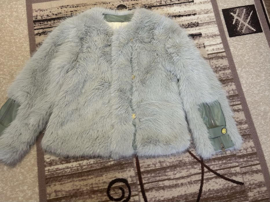 пухено яке светло зелено