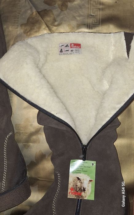 Сапоги замшавые, раз 40