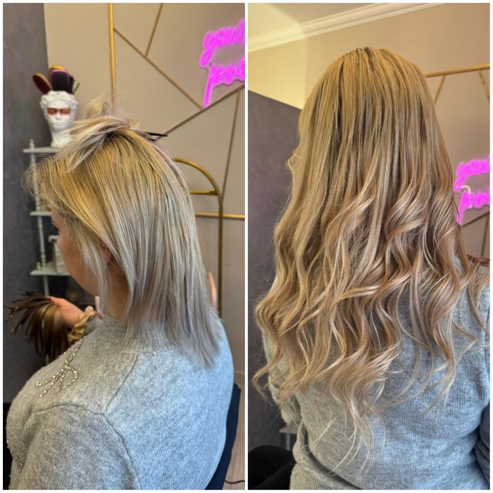 Extensii de par natural cheratina microring