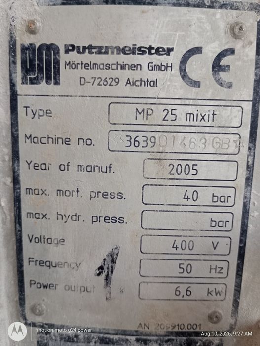 Putzmeister MP 25