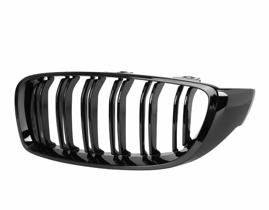 Grilă dublă / nari BMW Seria 4 F32 F33 F82 F83 – Model M  Negru Lucios