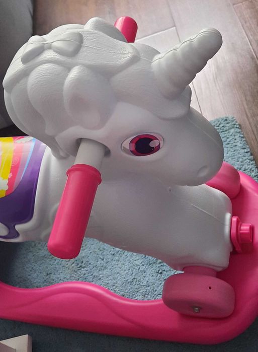 Unicorn 2 in 1: balansoar si roți