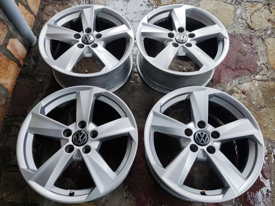VW 5x112 - 17 цола оригинални лети джанти Фолксваген 5х112