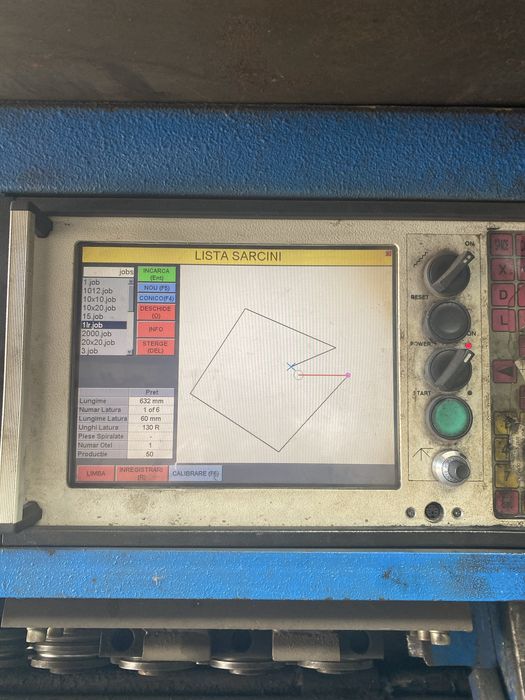 Masina  confectionat etrieri constructii marca  Galanos cu 2 derulatoa