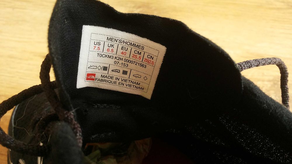 THE NORTH FACE Vibram Shoes размер EUR 40 / UK 6,5 летни маратонки - 307