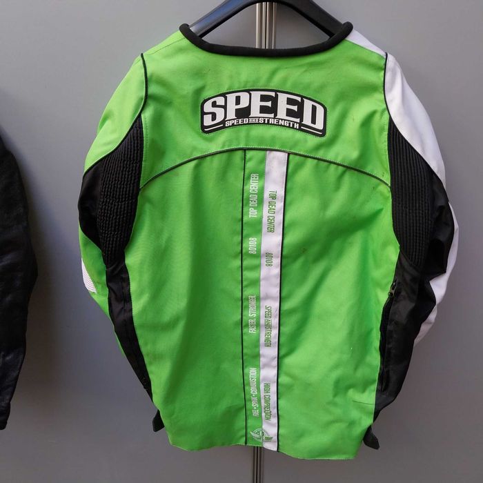 НАЙ ДОБРАТА ОФЕРТА Мъжко рокерско яке с протектори 2XL