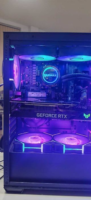 ТОП Геймърско PC Ryzen 5 9600X/32Gb/1TB SSD/Asus TUF 3070TI/Гаранция