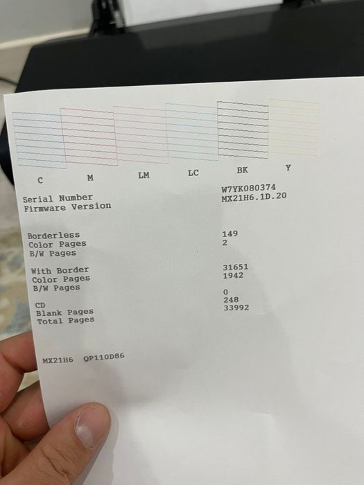 Цветной принтер Epson L805