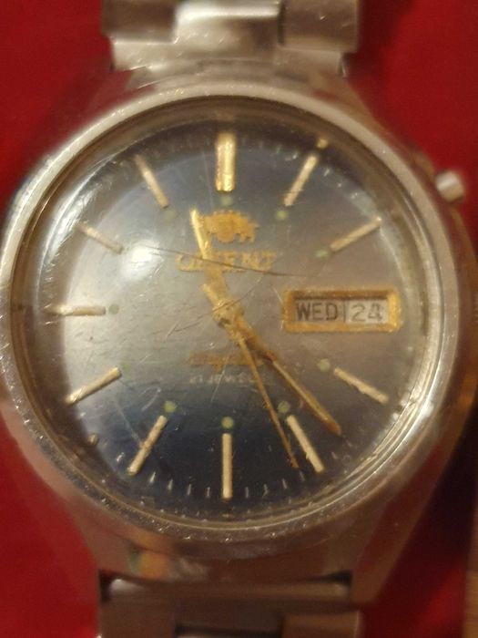 Оригинален часовник Orient от 80-те, Заря и дамски позлатен