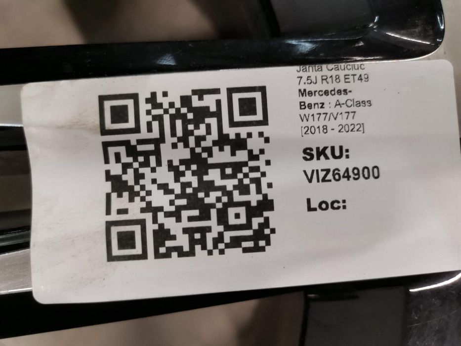 Джанта Гума / Janta Guma 7.5J R18 ET49 Мерцедес-Бенц А-Клас / Mercedes