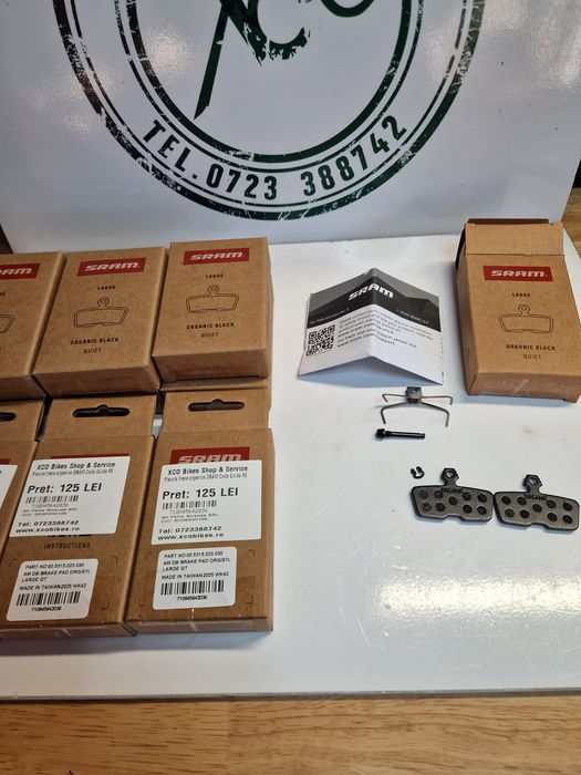 Placute frana organice bicicleta SRAM Code, Guide R E