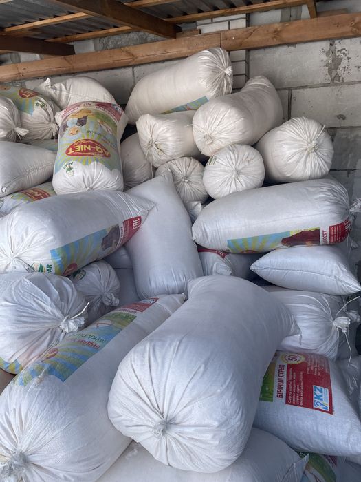 Стружка в мешках