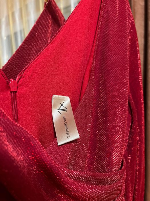 Rochie roșie Alina Cernătescu, S