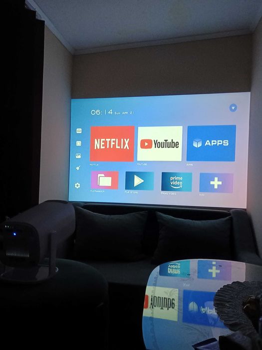 Video Proiector Full HD 1080P LED Android 11 4K Native 10000 Lum